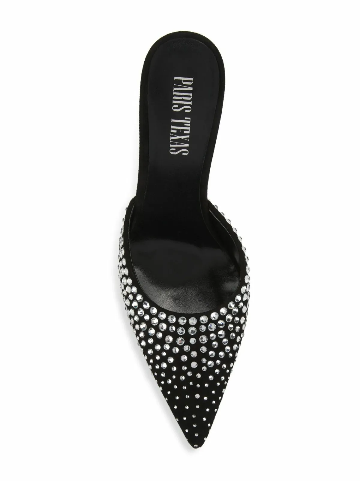 Paris Texas Holly Huda Suede Embellished Mules