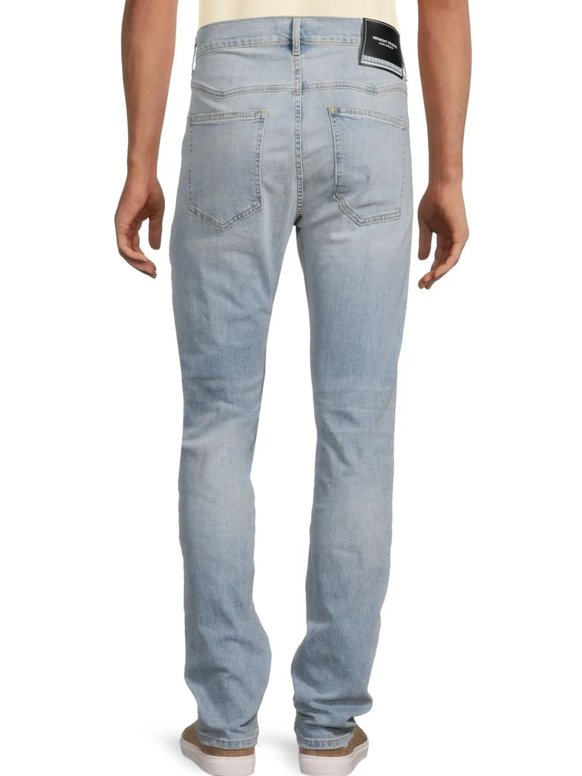 MIDNIGHT STUDIOS Jeans|Hollywood High Rise Button Hem Jeans Sky Blue