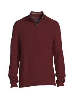 Ben Sherman Sweaters|Honeycomb Quarter Zip Pullover