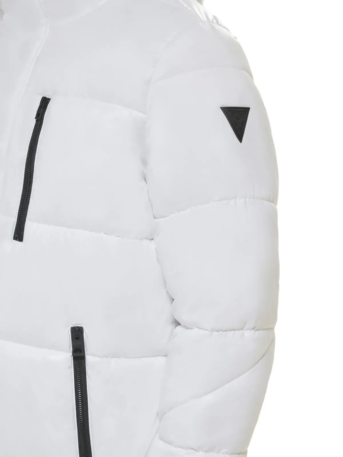 Guess Coats & Jackets|Hooded Longline Puffer Jacket