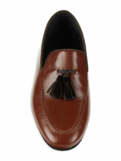 Paul Stuart Hope Leather Tassel Loafers