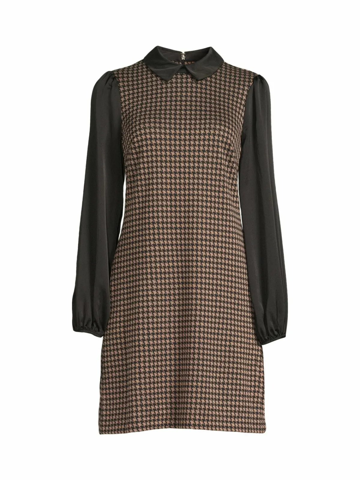 Women Tommy Hilfiger Houndstooth Twofer Knit Mini Dress