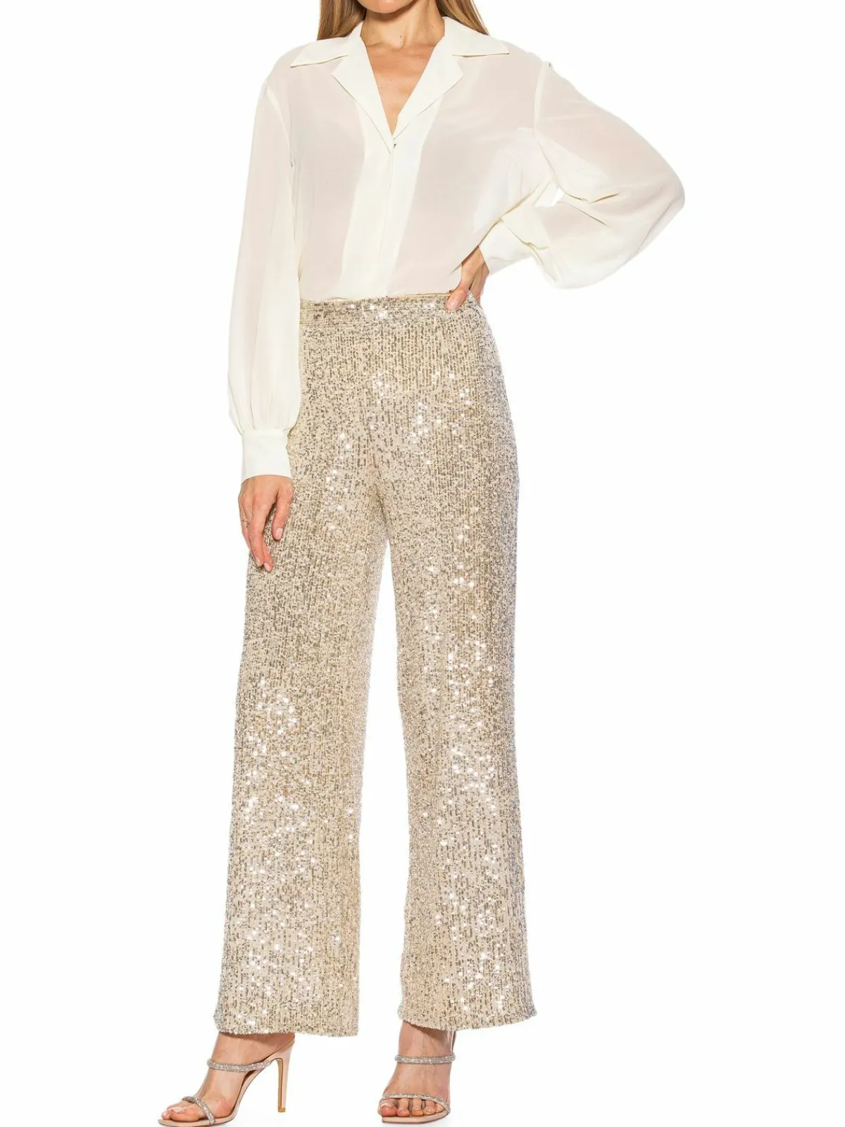 Women Alexia Admor Illy Sequin Pants