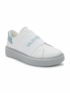 Valentino by Mario Valentino Incas Logo Leather Platform Slip On Sneakers