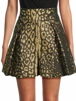 Women Dolce&Gabbana Jacquard Pleated A Line Dress Shorts