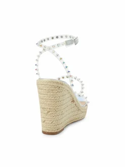 Steve Madden Jaxy Studded Espadrille Wedge Sandals