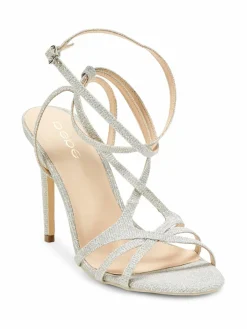 Bebe Jazzlyn Metallic Stiletto Sandals