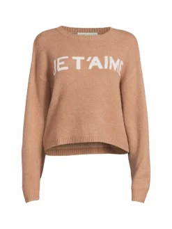 Women Vintage Havana Jetaime Dropped Shoulder Sweater