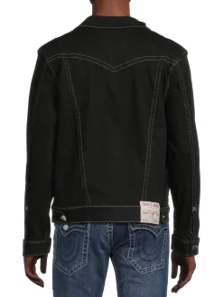 True Religion Coats & Jackets|Jimmy Denim Trucker Jacket Black