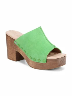 Sam Edelman Josselyn Studded Suede Platform Mules
