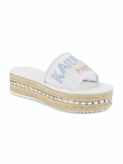 Karl Lagerfeld Paris Kamara Espadrille Platform Sandals
