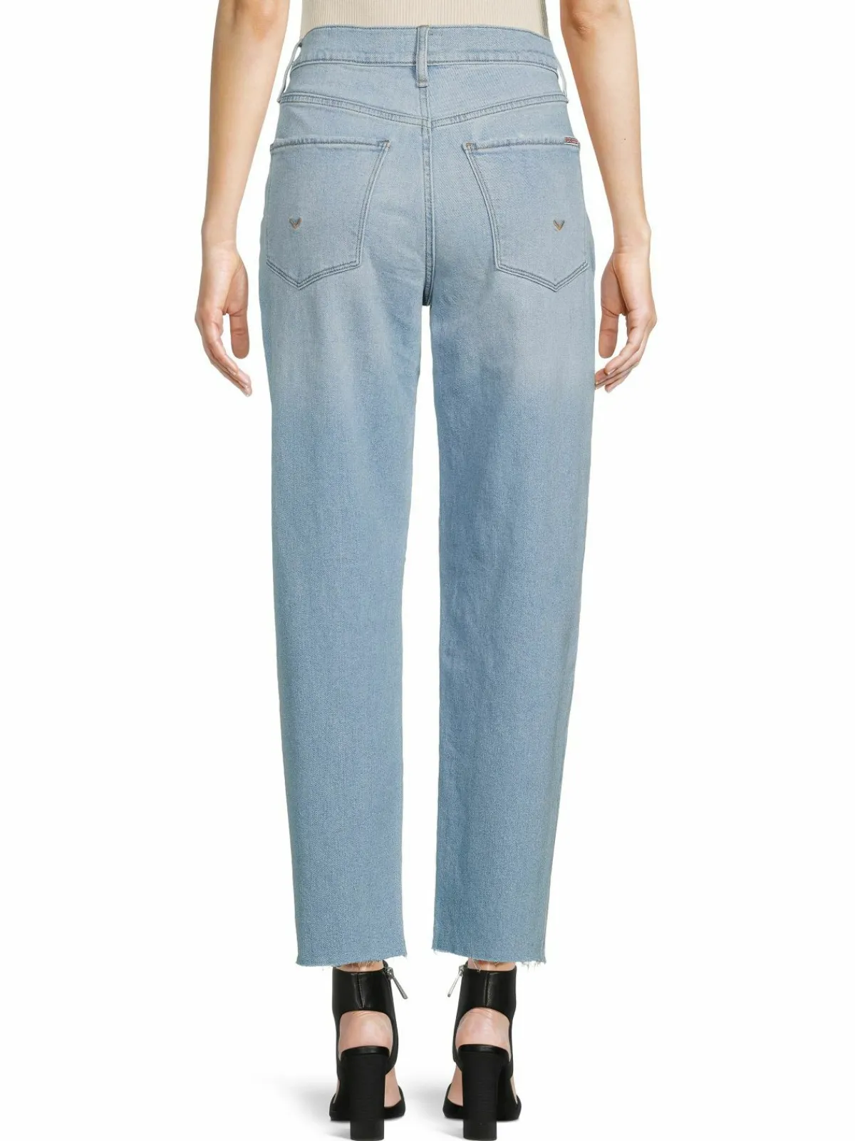 Women Hudson Kass High Rise Ankle Straight Jeans