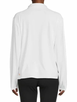 Women KINONA Keep It Covered Mockneck Zip Up Golf Top