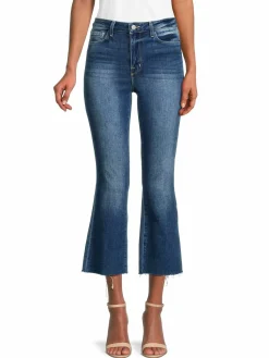 Women L'AGENCE Kendra High-Rise Cropped Flare Jeans