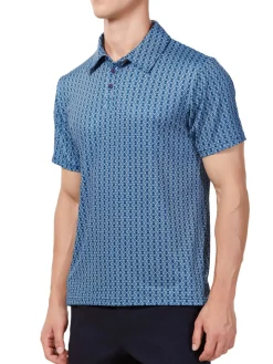 Hyden Yoo Polos|Knit Stretch Polo Navy