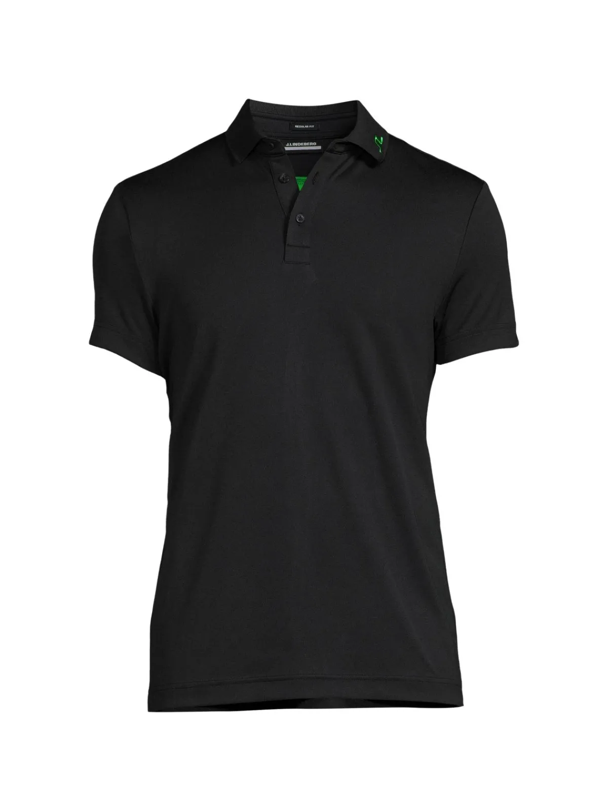 J.Lindeberg Activewear|Kv Regular Fit Polo Black
