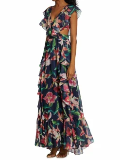 Women PatBO Laelia Ruffle Gown