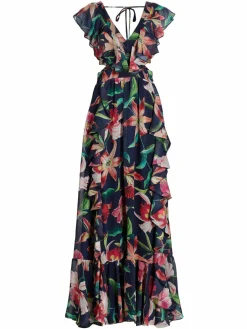 Women PatBO Laelia Ruffle Gown