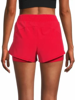 Women Spyder Laser Cut Running Shorts