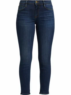 Women Frame Le Garcon Mid Rise Straight Jeans