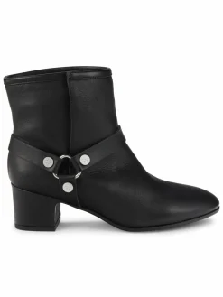 Zadig & Voltaire Leather Block Heel Ankle Boots