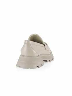 Alexander McQueen Leather Lug-Sole Penny Loafers