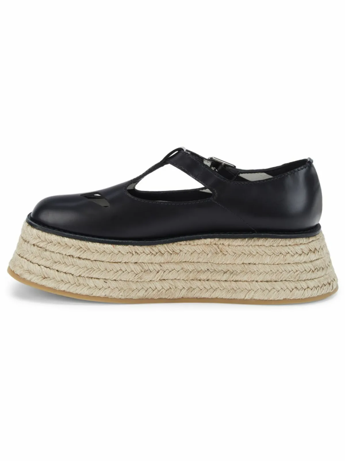 Burberry Leather Platform Mary Janes