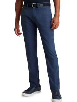 Bonobos Pants|Lightweight Five Pocket Golf Pants Heather Navy