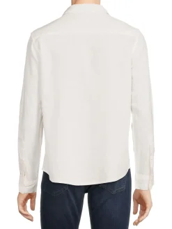 Saks Fifth Avenue Linen|Linen Blend Long Sleeve Button Down Shirt