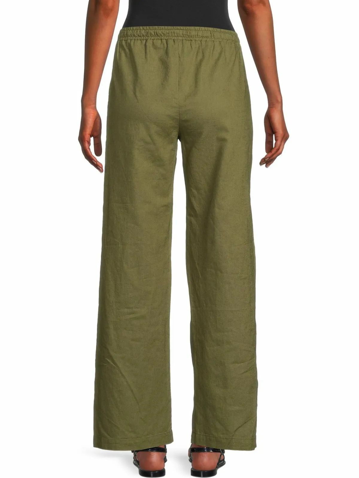 Women Saks Fifth Avenue Linen Blend Wide Leg Pants
