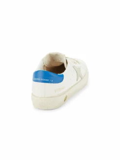 Golden Goose Little Kid's Star Patch Leather Sneakers