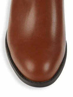 Tommy Hilfiger Logo Belted Knee High Boots