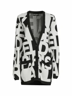 Women Karl Lagerfeld Paris Logo Cardigan