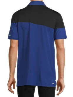 Spyder Polos|Logo Colorblock Polo Blue Black