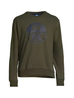 North Sails Sweatshirts & Hoodies|Logo Crewneck Sweatshirt Forest