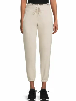 Women Calvin Klein Logo Drawstring Joggers