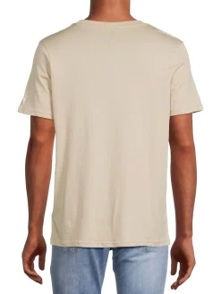 Puma Activewear|Logo Graphic Tee Beige