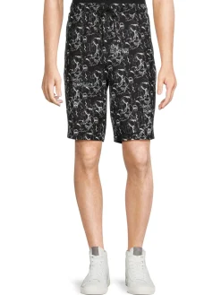 Karl Lagerfeld Paris Shorts|Logo Performance Shorts Black White