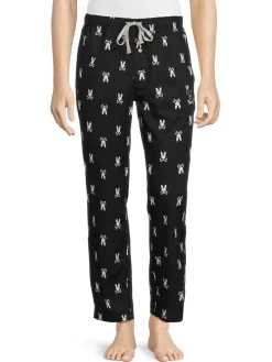 Psycho Bunny Loungewear, Sleepwear & Robes|Logo Print Drawstring Lounge Pants