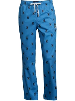 Psycho Bunny Loungewear, Sleepwear & Robes|Logo Print Drawstring Lounge Pants