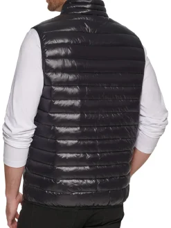 Guess Coats & Jackets|Logo Quilted Puffer Vest