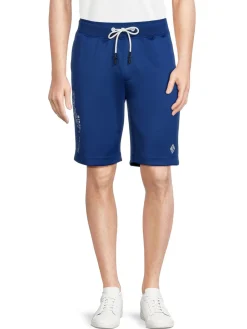 Karl Lagerfeld Paris Shorts|Logo Scuba Track Shorts Blue