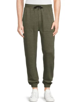 Spyder Pants|Logo Slubbed Drawstring Joggers Tea Leaf