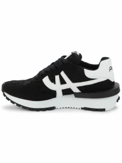 Ash Logo Two Tone Platform Sneakers