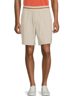 Helmut Lang Shorts|Logo Waistband Shorts Stone