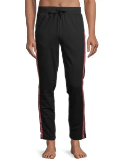 Calvin Klein Loungewear, Sleepwear & Robes|Logo-Tape Pants Black