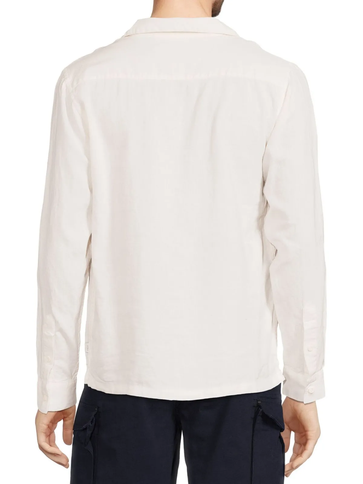 Onia Linen|Long Sleeve Linen Blend Camp Shirt