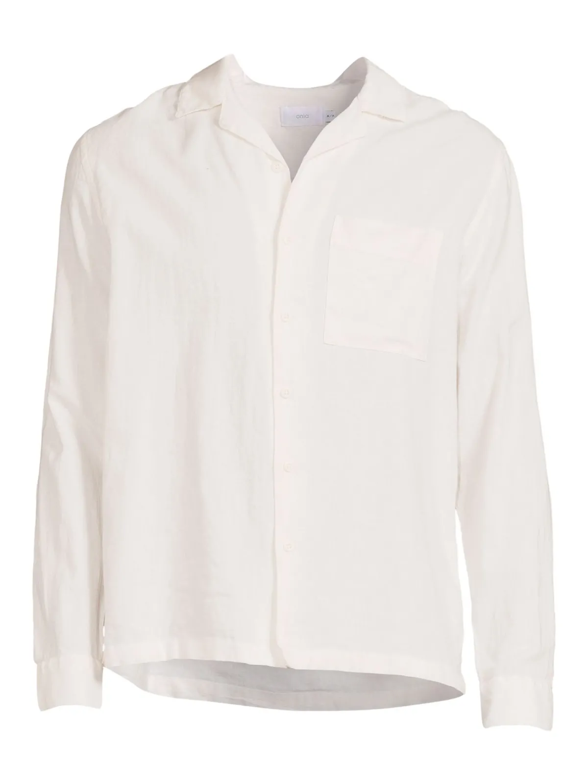 Onia Linen|Long Sleeve Linen Blend Camp Shirt
