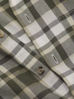 Vince Casual Button-Down Shirts|Maison Classic Fit Plaid Button Down Shirt Sycamore