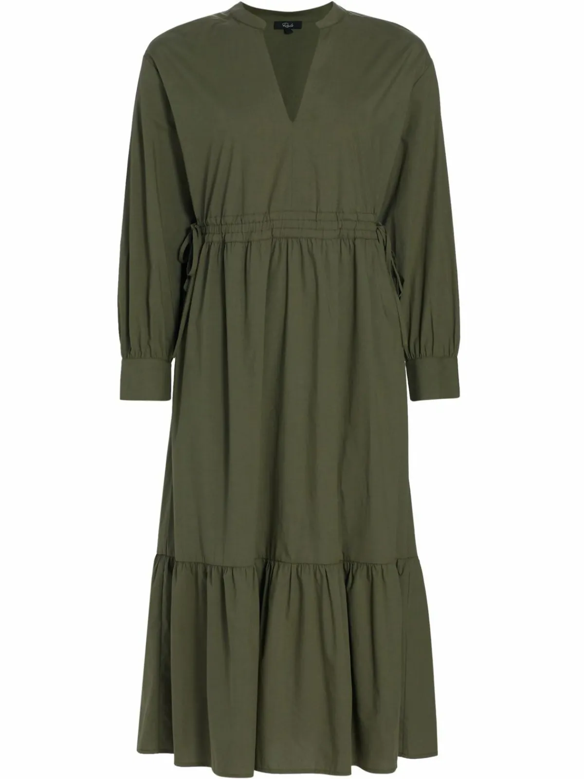 Women Rails Maple Tiered Drawstring Midi Dress